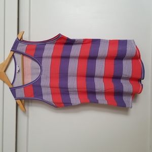 LuLaRoe Red, White + Blue Tank Top EUC